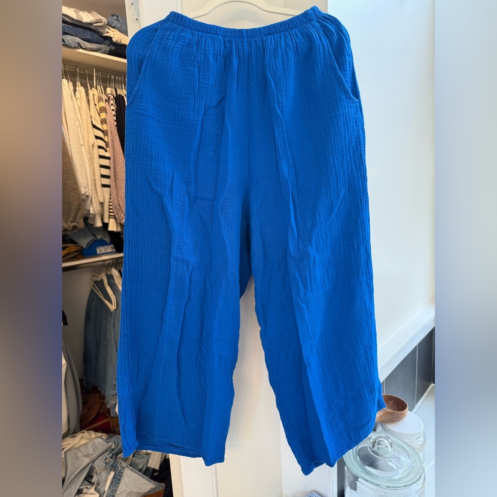 9 Seed THE PINES beach pant in double gauze